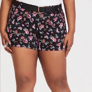 Torrid Floral Shorts